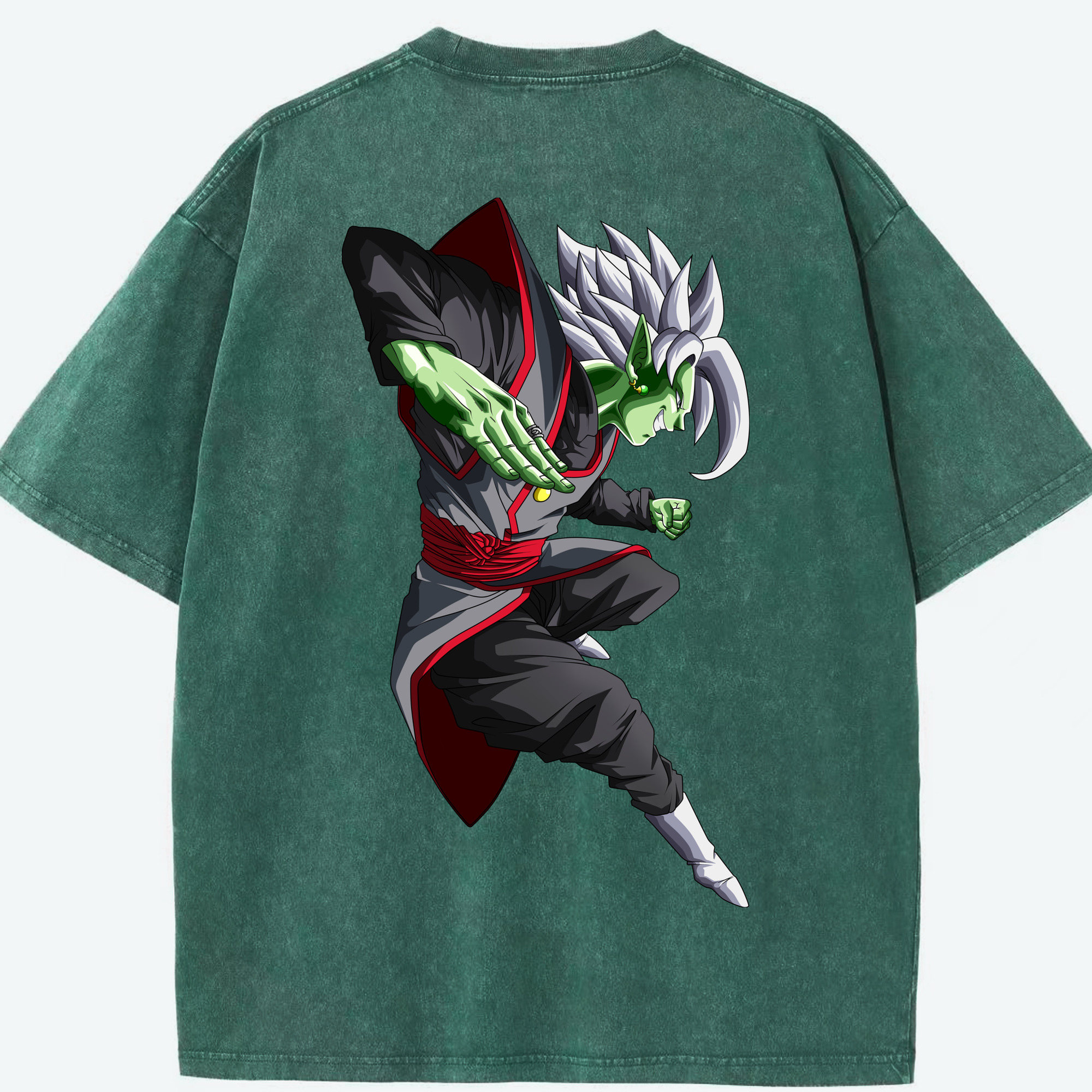 （画像用） ドラゴンボール ベジット DRAGON BALL Vegetto 綿100% ヴィンテージ風 半袖Tシャツ（背面プリント）